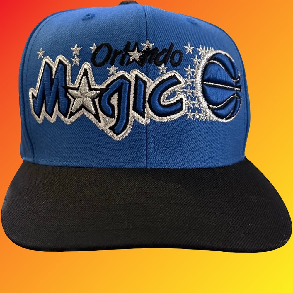 Mitchell & Ness Vintage logo Orlando Magic snapback hat